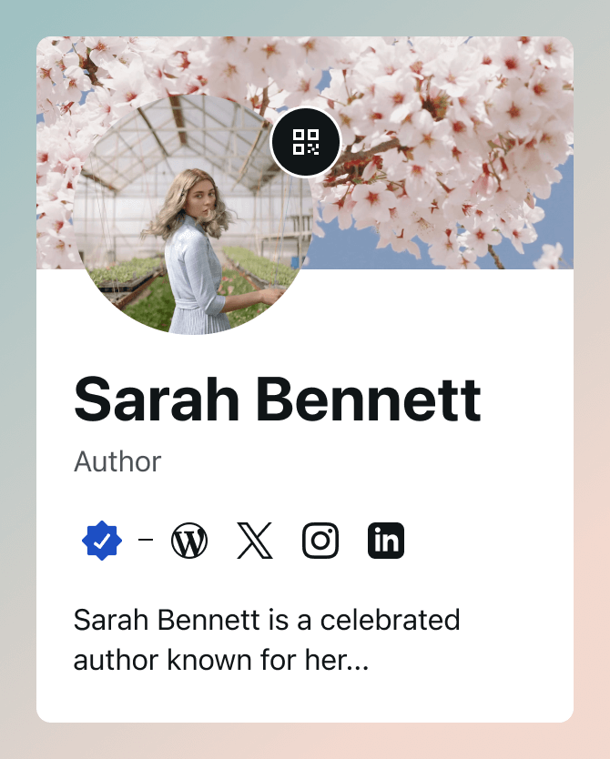 Sarah Bennett profile three